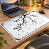 Ink Blossom Branch Dizüstü Gaming Mousepad