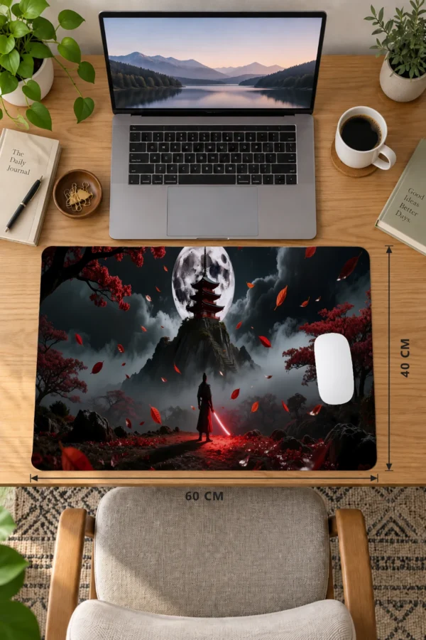 Scarlet Pagoda Vigil Dizüstü Gaming Mousepad