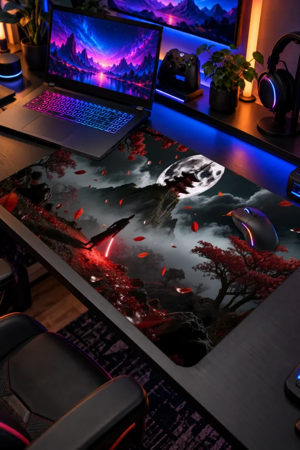 Scarlet Pagoda Vigil Dizüstü Gaming Mousepad