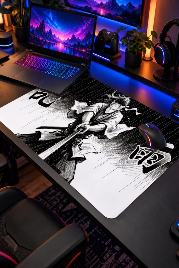Rainfall Ronin 60x40 Gaming Mousepad Rainfall Ronin Dizüstü Gaming Mousepad