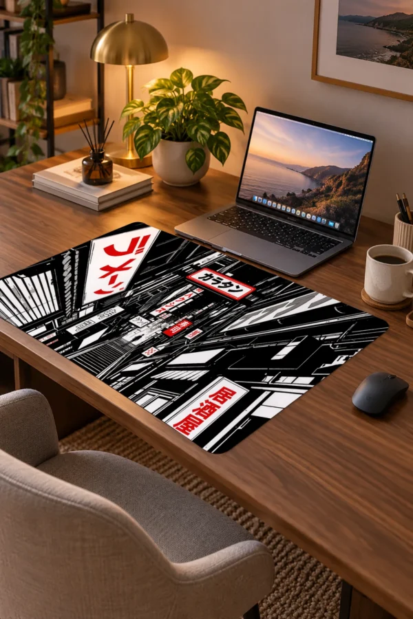 Monochrome Alley Dizüstü Gaming Mousepad