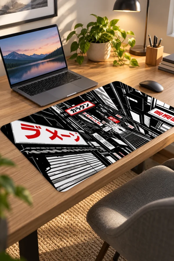 Monochrome Alley Dizüstü Gaming Mousepad