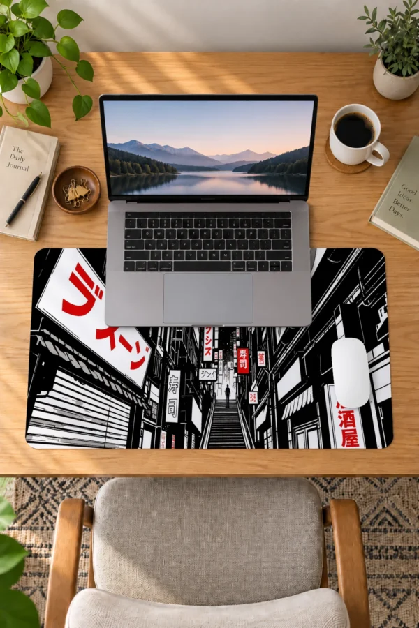 Monochrome Alley Dizüstü Gaming Mousepad