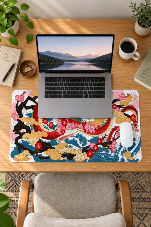Dragon’s Spring 60x40 Gaming Mousepad Dragon’s Spring Dizüstü Gaming Mousepad