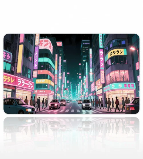 Pastel Neon Avenue 60x40 Gaming Mousepad Pastel Neon Avenue Dizüstü Gaming Mousepad