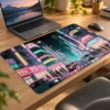 Pastel Neon Avenue 60x40 Gaming Mousepad Pastel Neon Avenue Dizüstü Gaming Mousepad