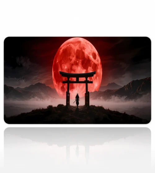 Blood Moon Torii 60x40 Gaming Mousepad Blood Moon Torii Dizüstü Gaming Mousepad