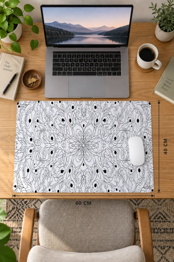 Whisper Line Bloom Dizüstü Gaming Mousepad