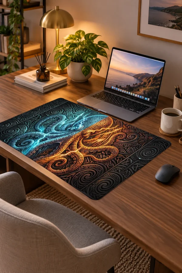 Ember Frost Kraken Dizüstü Gaming Mousepad
