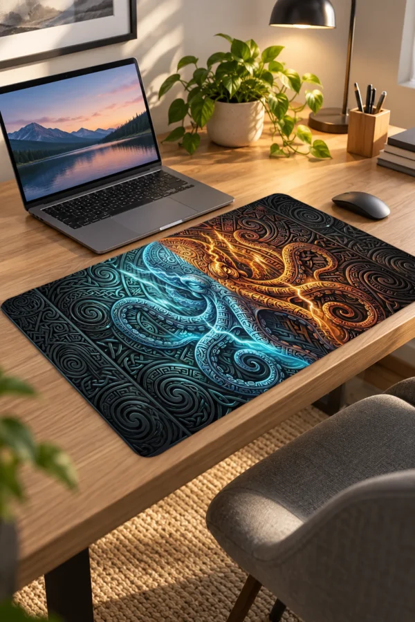 Ember Frost Kraken Dizüstü Gaming Mousepad