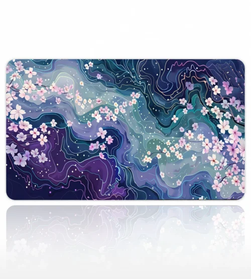 Violet Blossom Stream Dizüstü Gaming Mousepad