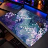 Violet Blossom Stream Dizüstü Gaming Mousepad