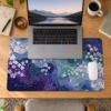 Violet Blossom Stream Dizüstü Gaming Mousepad