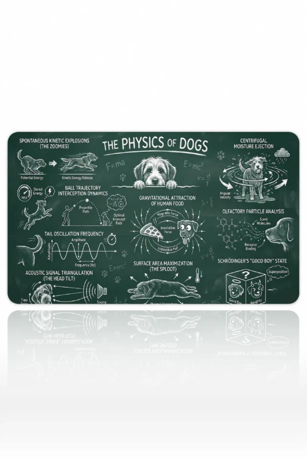 Canine Chalk Theory 60x40 Gaming Mousepad Canine Chalk Theory Dizüstü Gaming Mousepad