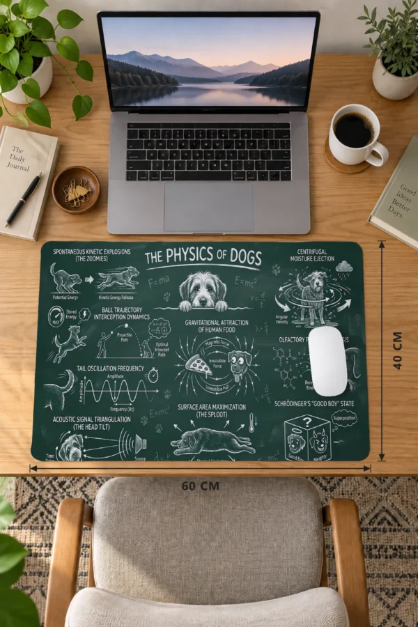 Canine Chalk Theory 60x40 Gaming Mousepad Canine Chalk Theory Dizüstü Gaming Mousepad