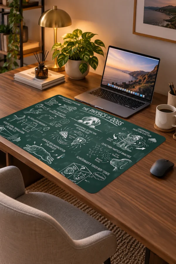 Canine Chalk Theory 60x40 Gaming Mousepad Canine Chalk Theory Dizüstü Gaming Mousepad