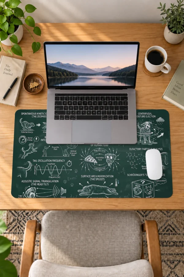 Canine Chalk Theory 60x40 Gaming Mousepad Canine Chalk Theory Dizüstü Gaming Mousepad