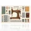 Sage Sewing Atelier 60x40 Gaming Mousepad Sage Sewing Atelier Dizüstü Gaming Mousepad