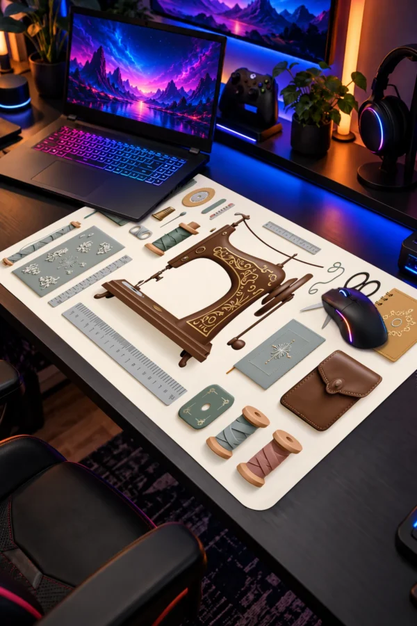 Sage Sewing Atelier 60x40 Gaming Mousepad Sage Sewing Atelier Dizüstü Gaming Mousepad