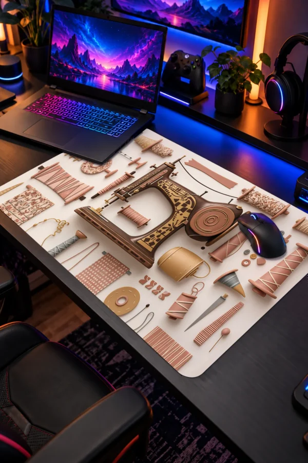 Blush Thread Atelier Dizüstü Gaming Mousepad