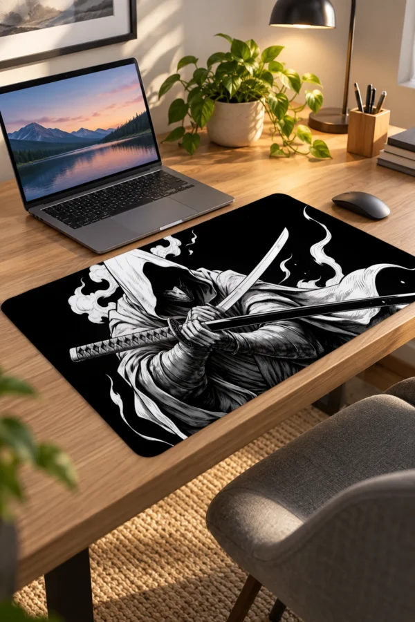 Shrouded Swordsman 60x40 Gaming Mousepad Shrouded Swordsman Dizüstü Gaming Mousepad