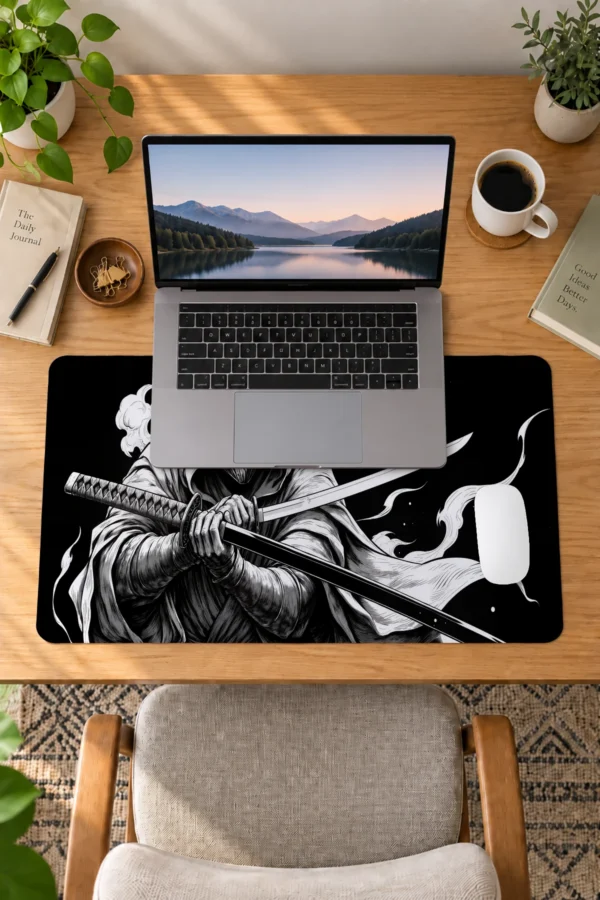 Shrouded Swordsman 60x40 Gaming Mousepad Shrouded Swordsman Dizüstü Gaming Mousepad