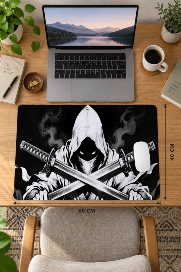 Crossed Steel Phantom 60x40 Gaming Mousepad Crossed Steel Phantom Dizüstü Gaming Mousepad