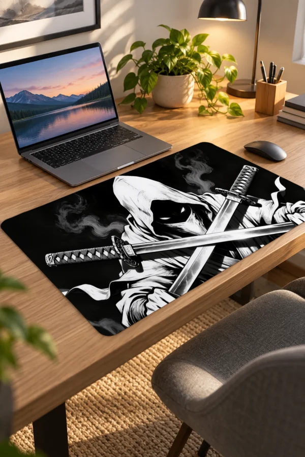 Crossed Steel Phantom 60x40 Gaming Mousepad Crossed Steel Phantom Dizüstü Gaming Mousepad