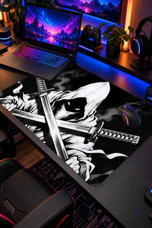 Crossed Steel Phantom 60x40 Gaming Mousepad Crossed Steel Phantom Dizüstü Gaming Mousepad