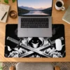Crossed Steel Phantom 60x40 Gaming Mousepad Crossed Steel Phantom Dizüstü Gaming Mousepad