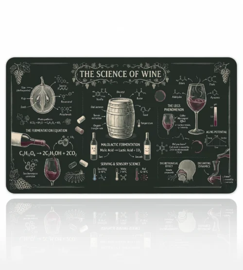 Vintner Chalk Notes Dizüstü Gaming Mousepad