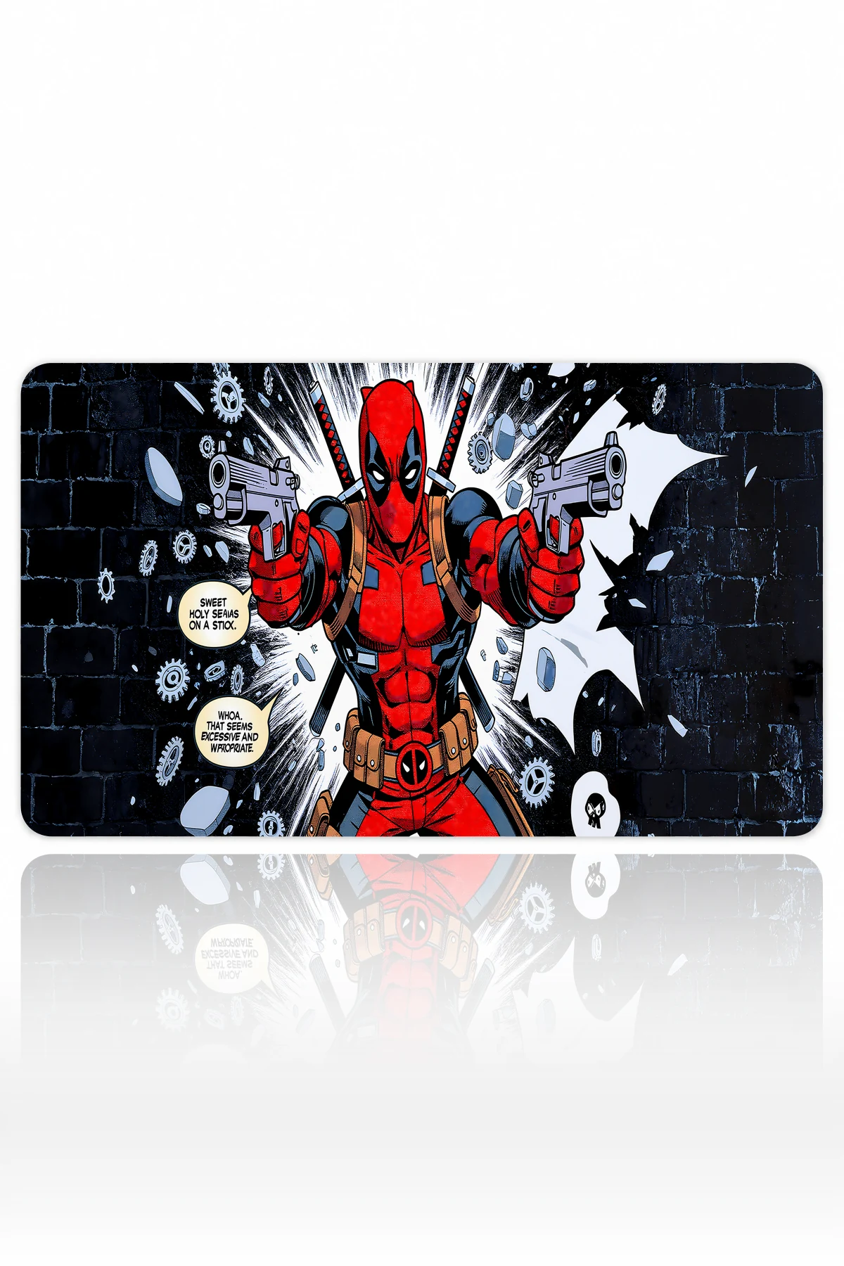 Brickwall Mercenary 60x40 Gaming Mousepad Brickwall Mercenary Dizüstü Gaming Mousepad