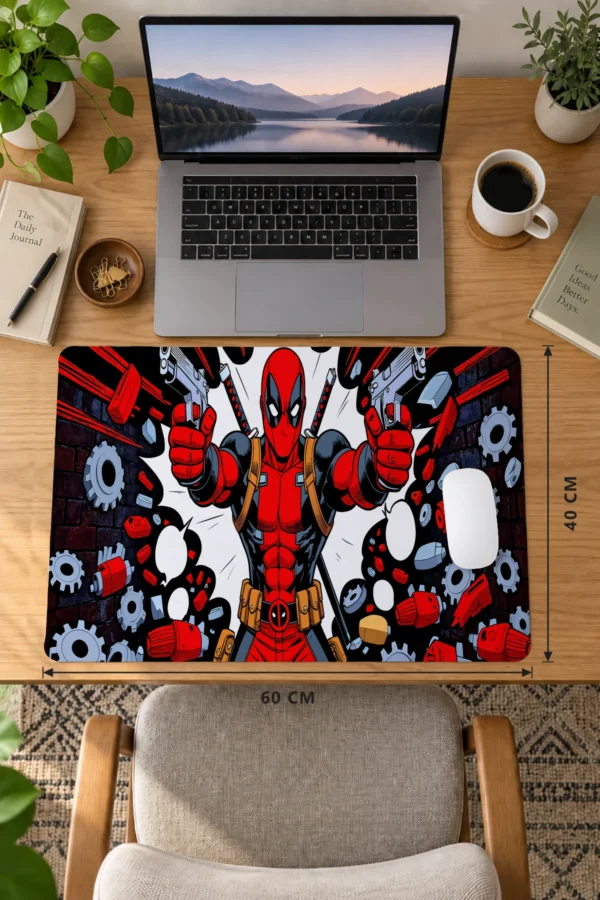 Gearburst Mercenary 60x40 Gaming Mousepad Gearburst Mercenary Dizüstü Gaming Mousepad