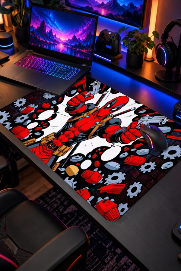 Gearburst Mercenary 60x40 Gaming Mousepad Gearburst Mercenary Dizüstü Gaming Mousepad