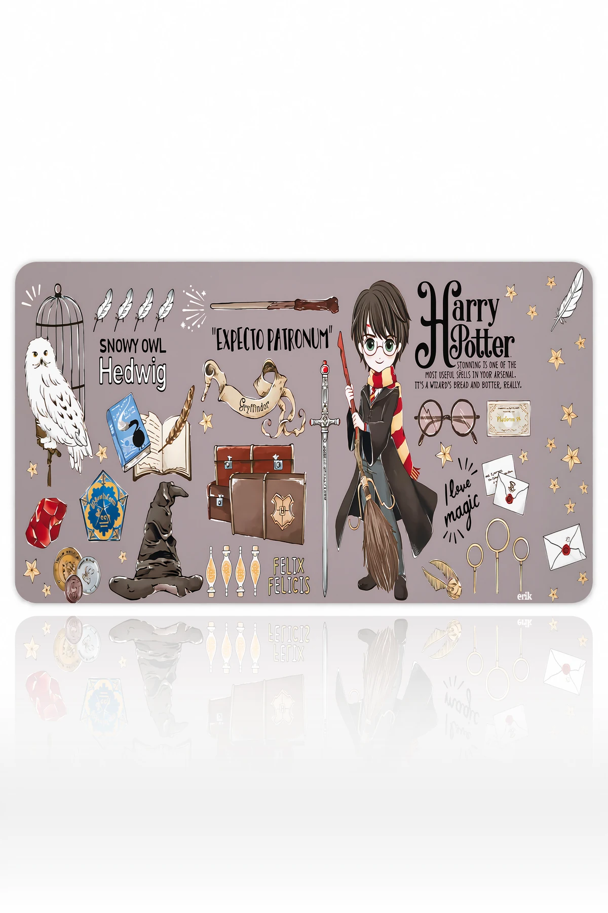 Spellbook Doodles 60x40 Gaming Mousepad Spellbook Doodles Dizüstü Gaming Mousepad