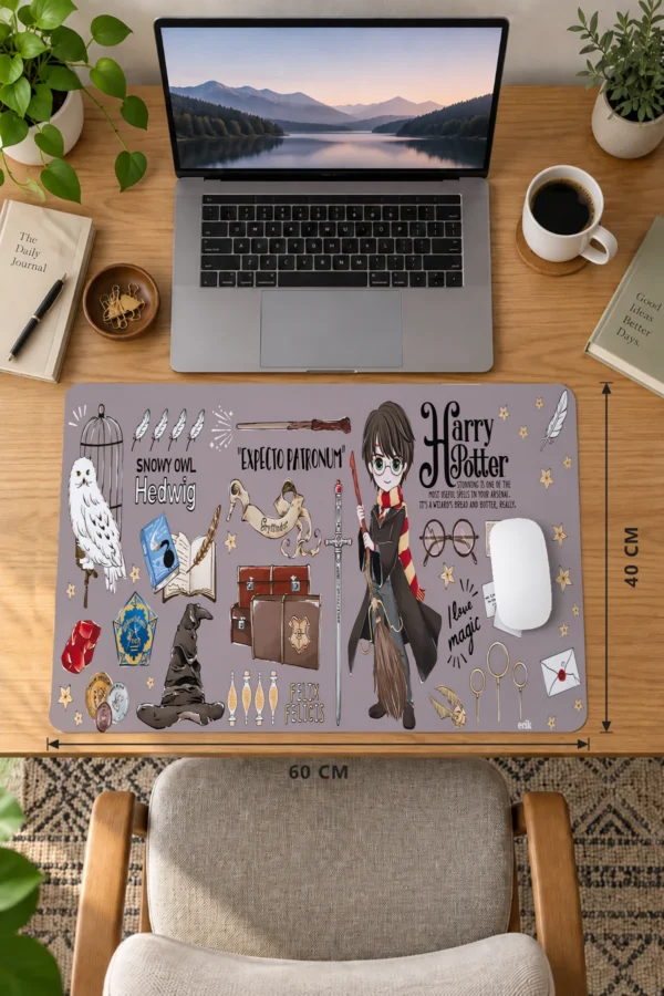 Spellbook Doodles 60x40 Gaming Mousepad Spellbook Doodles Dizüstü Gaming Mousepad