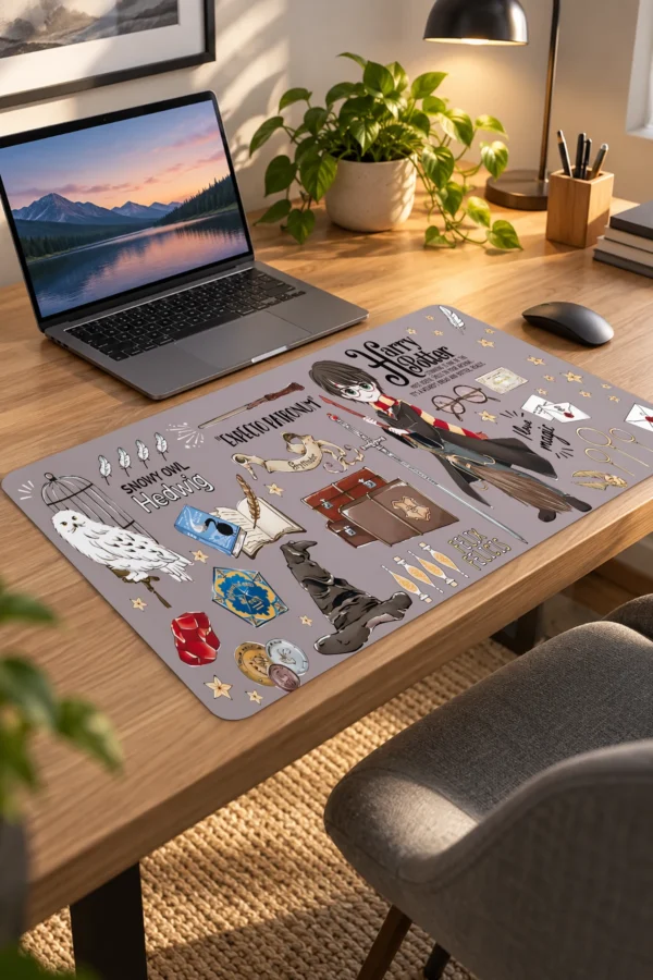 Spellbook Doodles 60x40 Gaming Mousepad Spellbook Doodles Dizüstü Gaming Mousepad