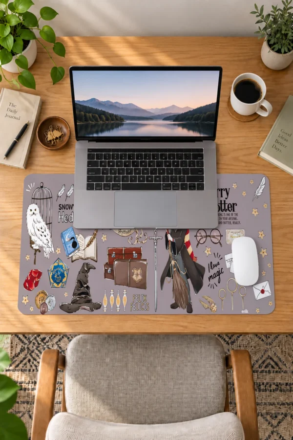 Spellbook Doodles 60x40 Gaming Mousepad Spellbook Doodles Dizüstü Gaming Mousepad