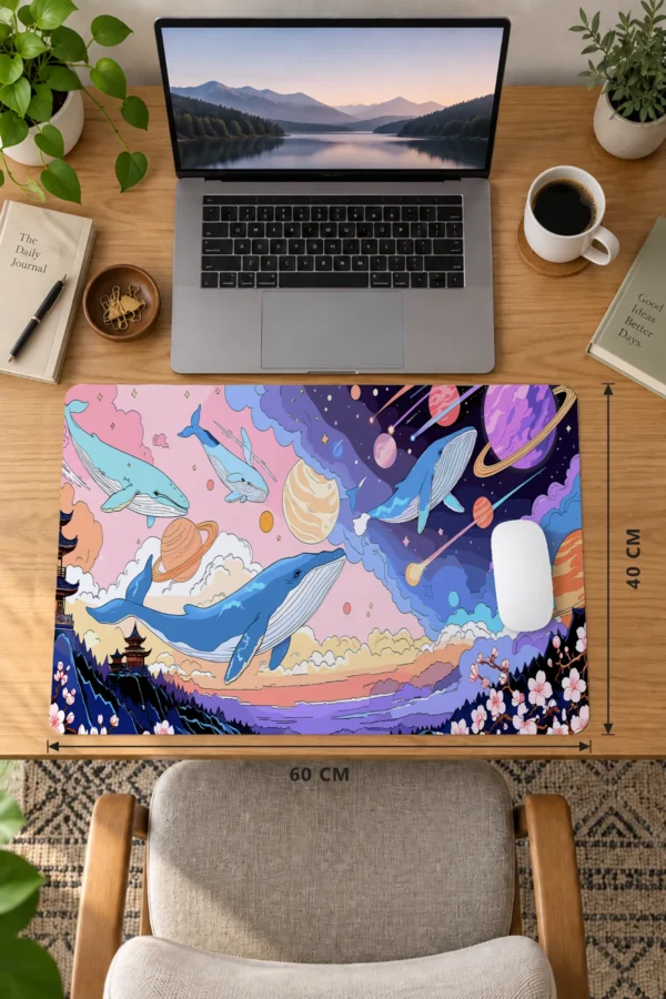 Galactic Sakura 2 60x40 Gaming Mousepad Galactic Sakura 2 Dizüstü Gaming Mousepad