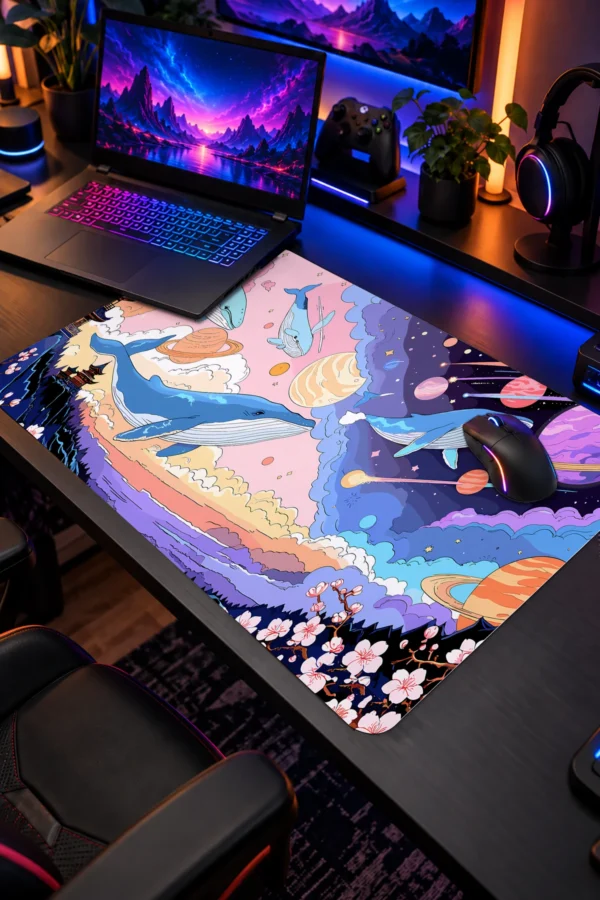 Galactic Sakura 2 60x40 Gaming Mousepad Galactic Sakura 2 Dizüstü Gaming Mousepad
