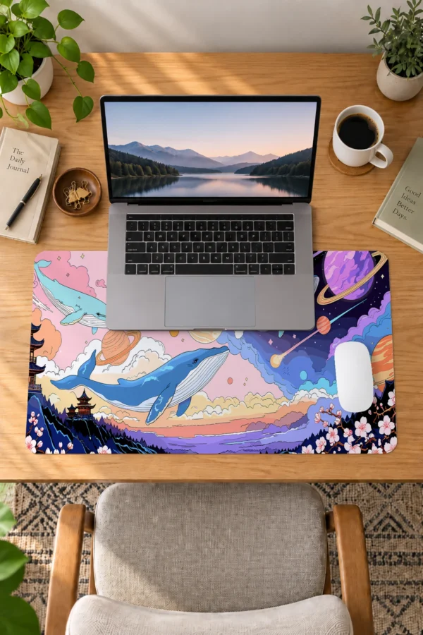 Galactic Sakura 2 60x40 Gaming Mousepad Galactic Sakura 2 Dizüstü Gaming Mousepad