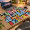 Kawaii Comic Grid 60x40 Gaming Mousepad Kawaii Comic Grid Dizüstü Gaming Mousepad