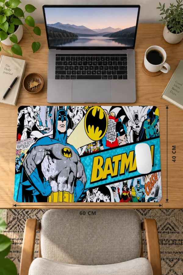 Vintage Comic Vigil Dizüstü Gaming Mousepad