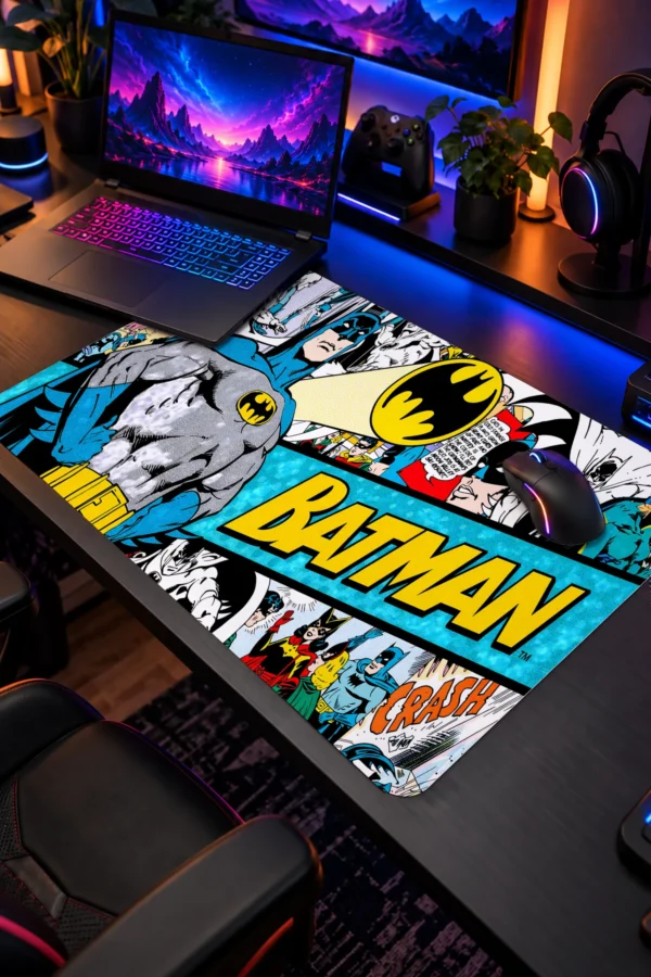 Vintage Comic Vigil Dizüstü Gaming Mousepad