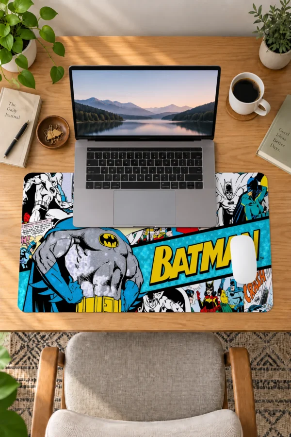 Vintage Comic Vigil Dizüstü Gaming Mousepad