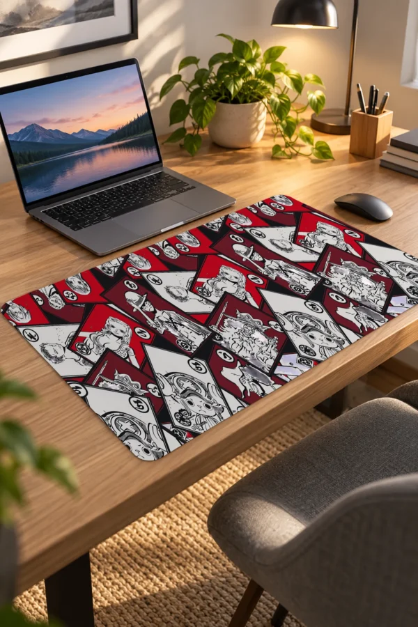 Red Deck Crew Dizüstü Gaming Mousepad