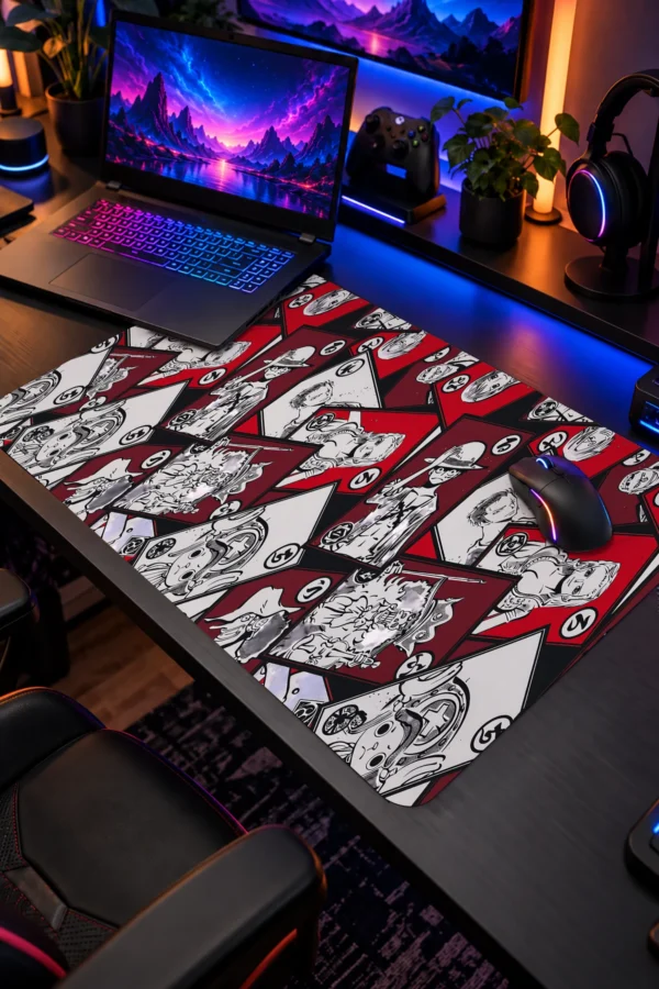 Red Deck Crew Dizüstü Gaming Mousepad