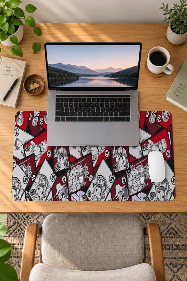 Red Deck Crew Dizüstü Gaming Mousepad