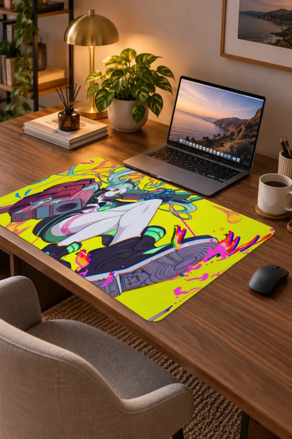 Acid Glitch Rebel Dizüstü Gaming Mousepad