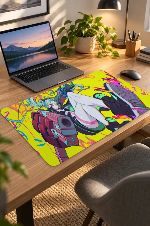 Acid Glitch Rebel Dizüstü Gaming Mousepad
